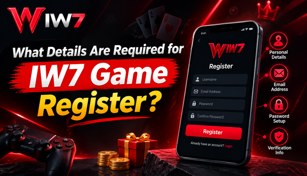 Iw7 game register